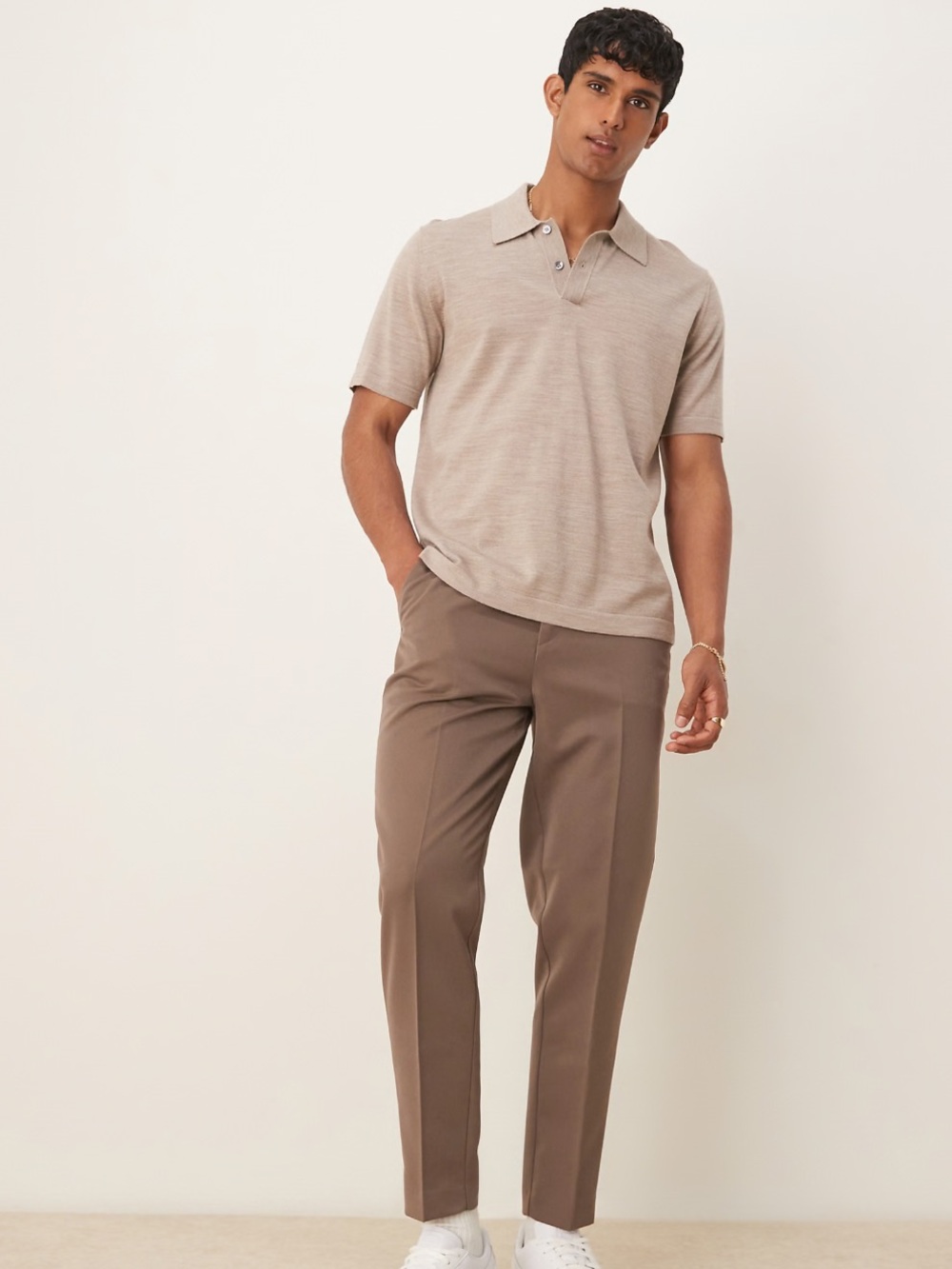 Asos Men's Tapered Fit Dress Pants Lightweight